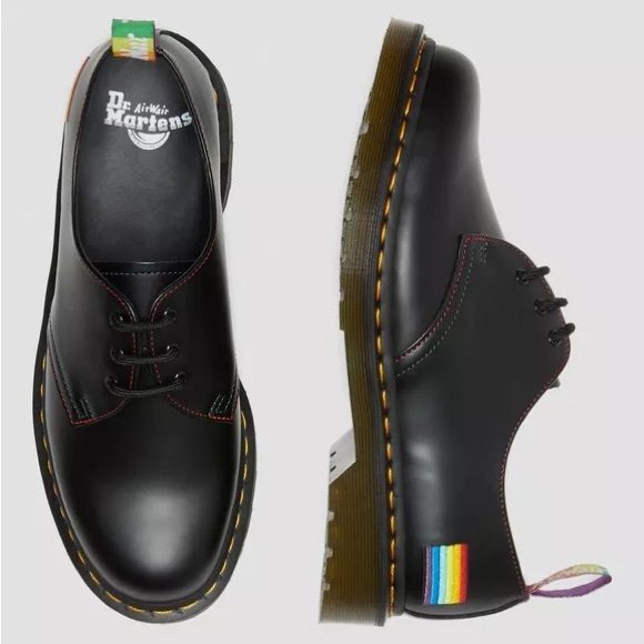 Dr. Martens Shoes - Dr. Martens 1461 For Pride Leather Oxfords - Size 11